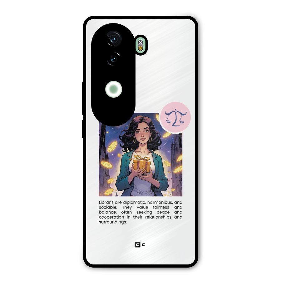 Love Libra Metal Back Case for iQOO Z9s