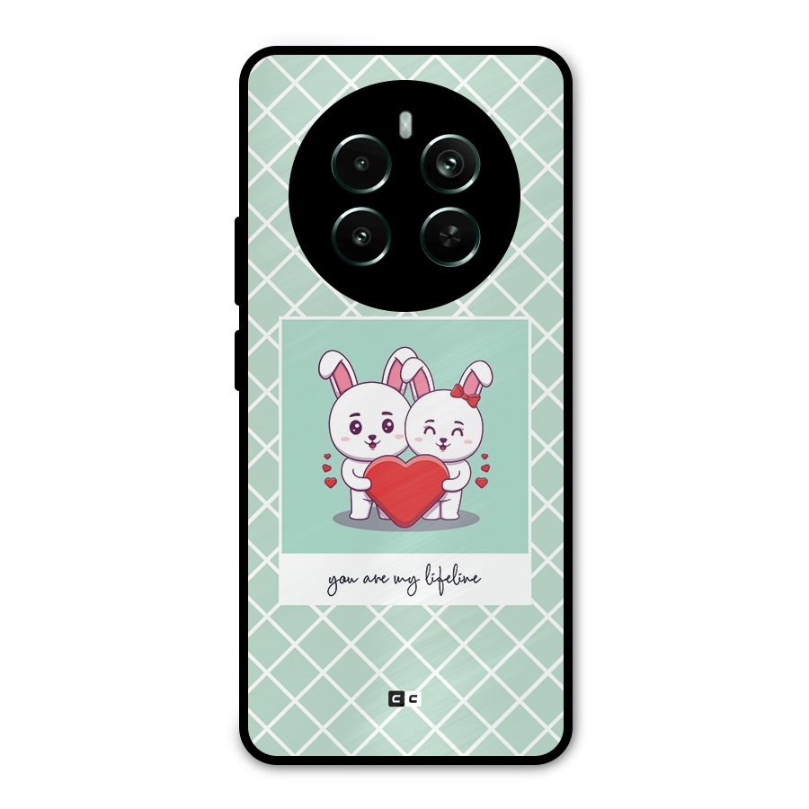 Love Lifeline Metal Back Case for Realme 12 Pro Plus