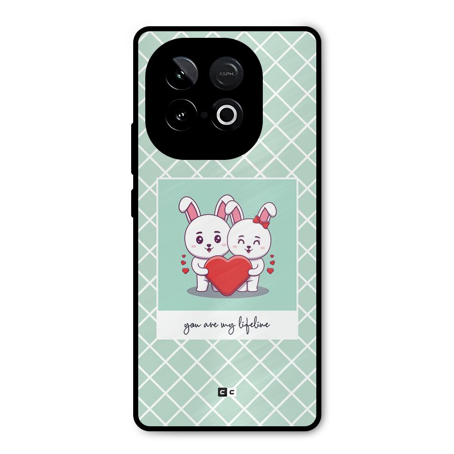Love Lifeline Metal Back Case for iQOO Neo 10