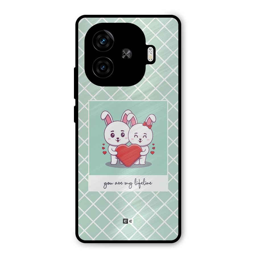 Love Lifeline Metal Back Case for iQOO Neo 10R