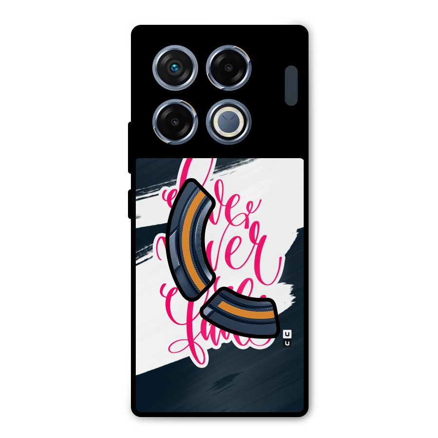 Love Never Fails Metal Back Case for Infinix GT 20 Pro