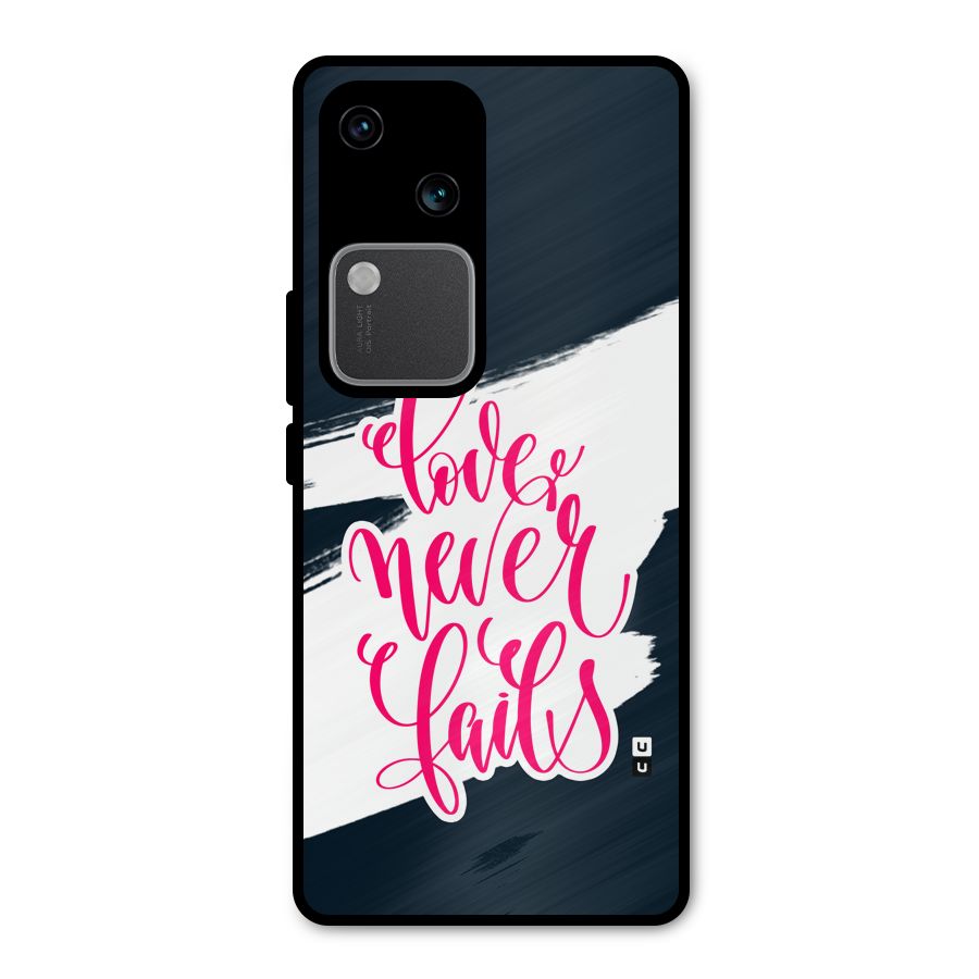 Love Never Fails Metal Back Case for Vivo V30