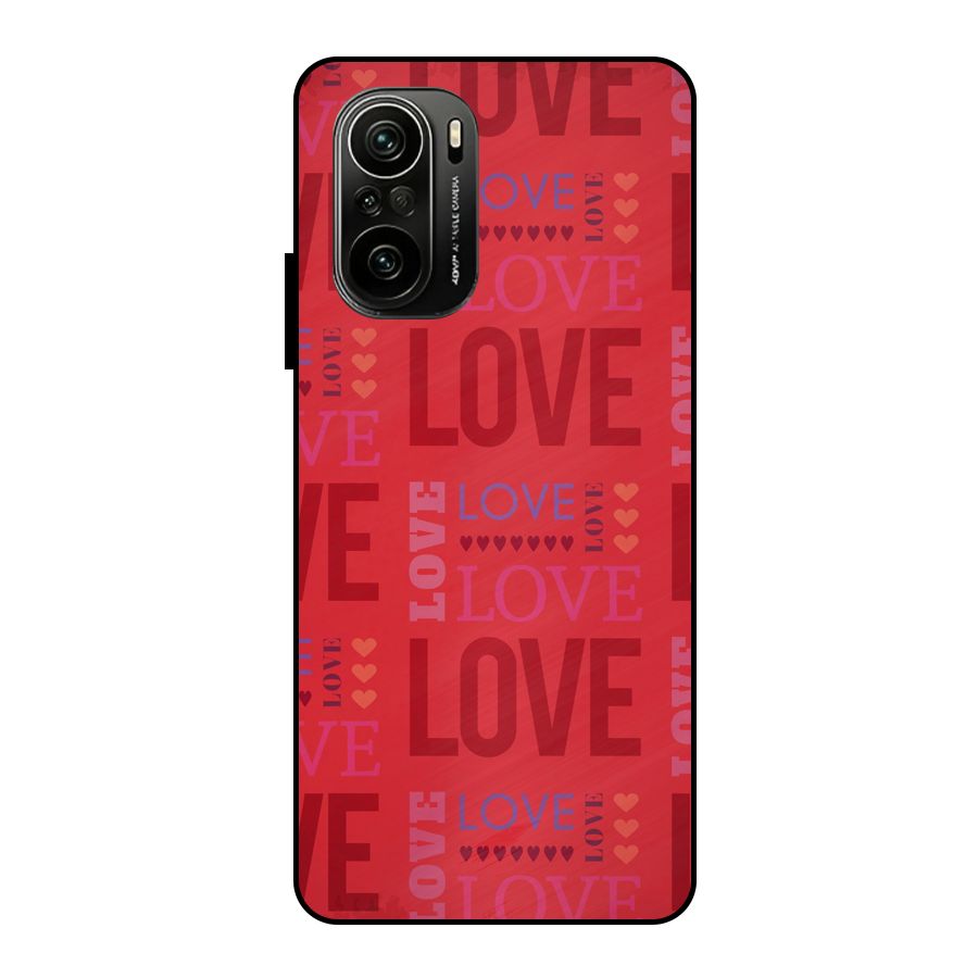 Love Pattern Metal Back Case for Mi 11X Pro