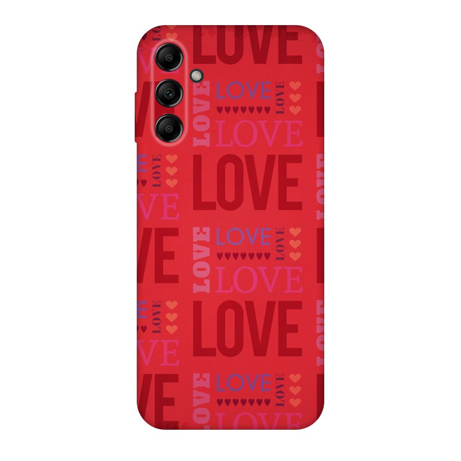 Love Pattern Original Polycarbonate Back Case for Galaxy A14 5G