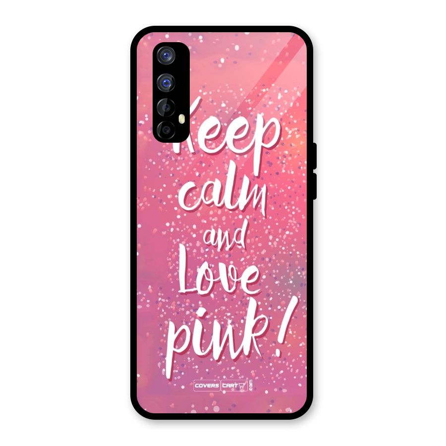 Love Pink Glass Back Case for Realme Narzo 20 Pro