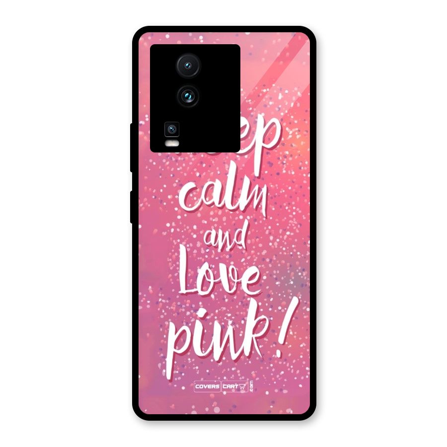 Love Pink Glass Back Case for Vivo iQOO Neo 7