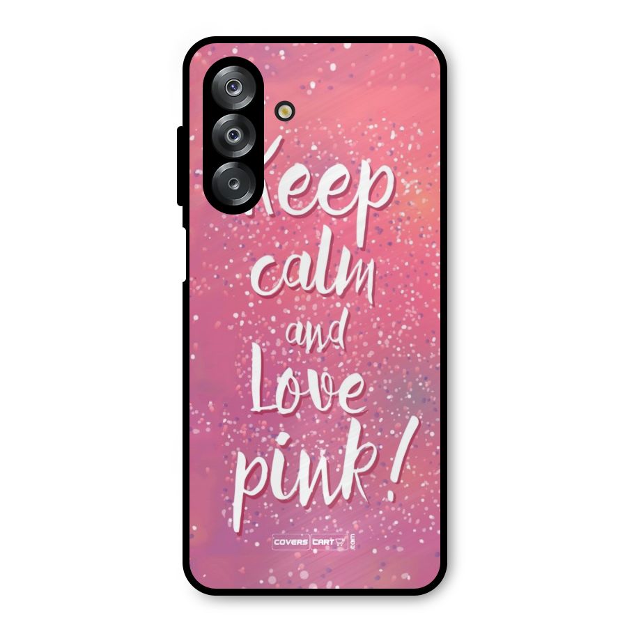 Love Pink Metal Back Case for Galaxy A26