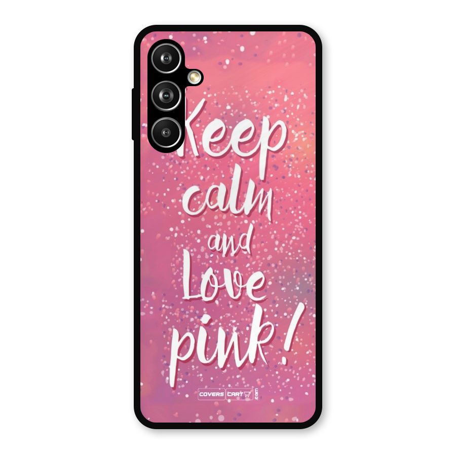 Love Pink Metal Back Case for Galaxy F54