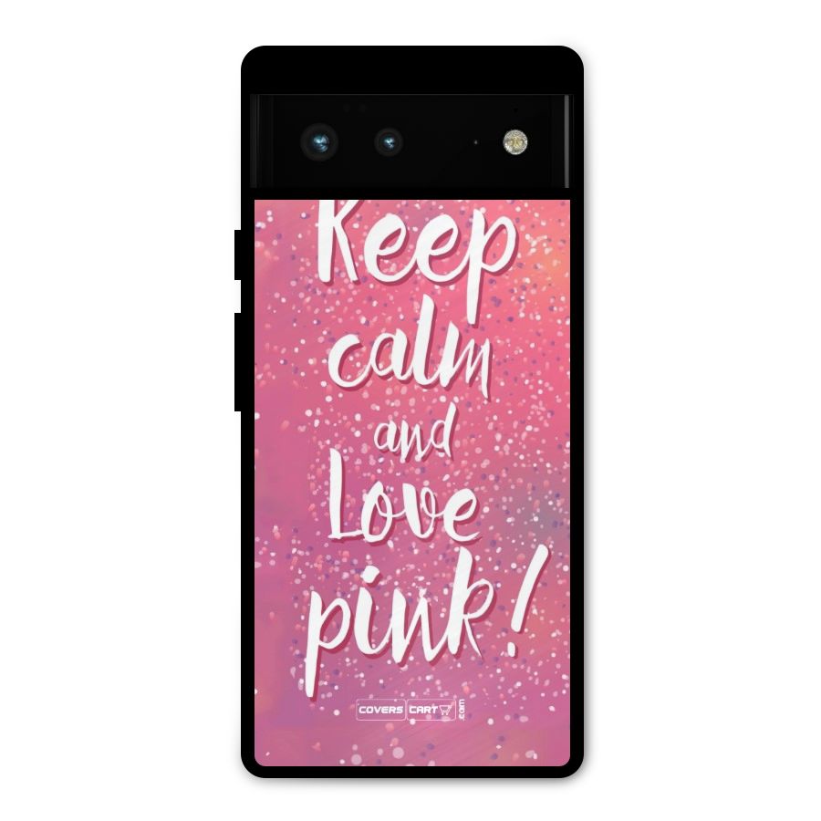 Love Pink Metal Back Case for Google Pixel 6