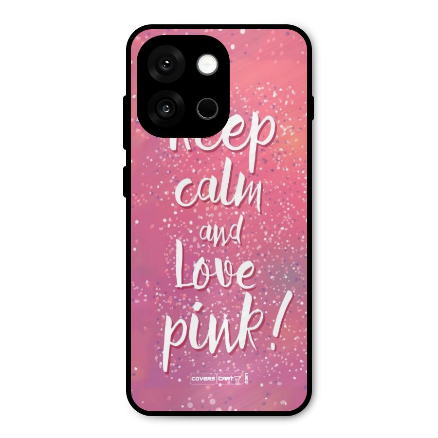 Love Pink Metal Back Case for OnePlus 13s