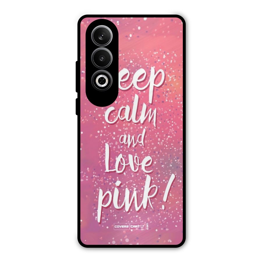Love Pink Metal Back Case for OnePlus Nord CE4
