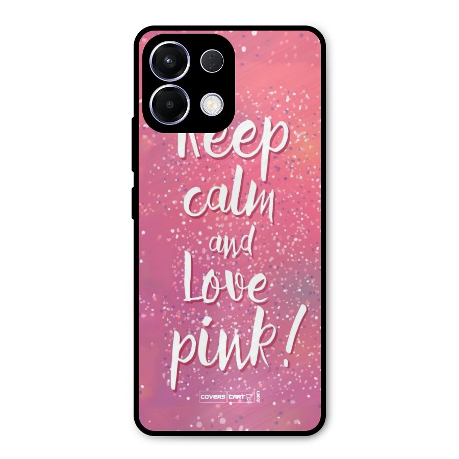 Love Pink Metal Back Case for Oppo K13