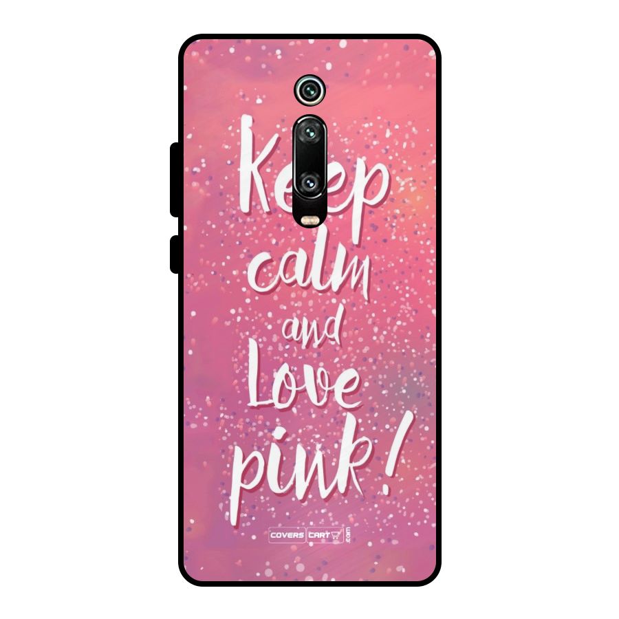 Love Pink Metal Back Case for Redmi K20 Pro