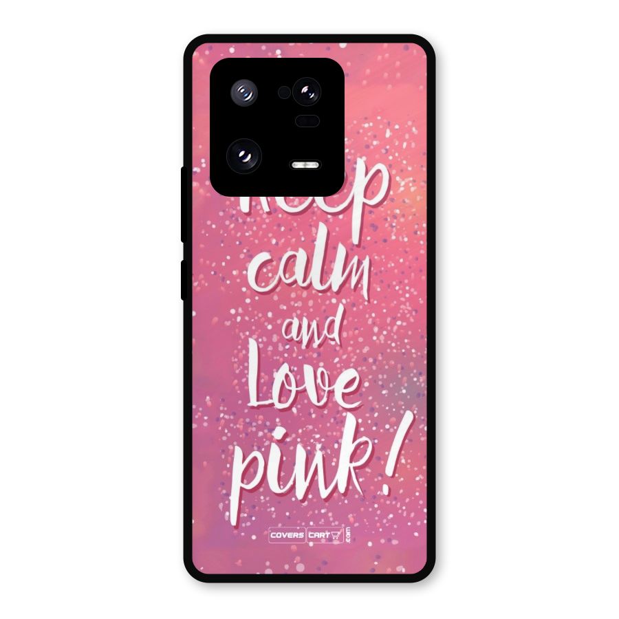 Love Pink Metal Back Case for Xiaomi 13 Pro