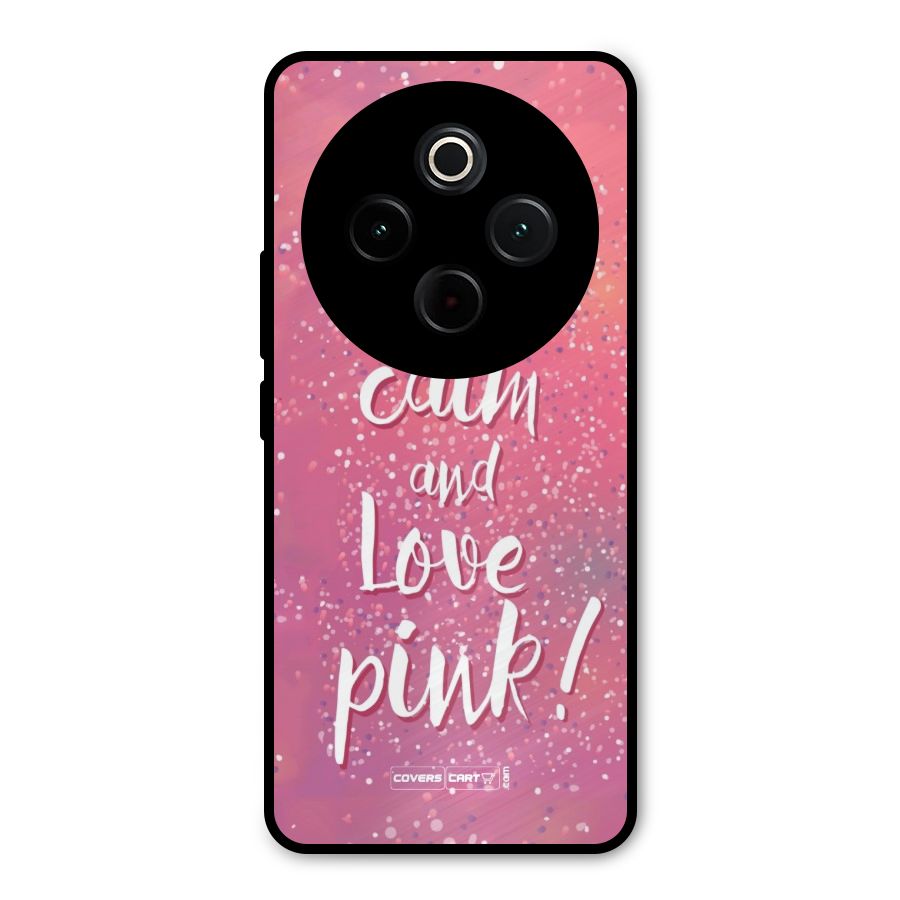 Love Pink Metal Back Case for iQOO Z10
