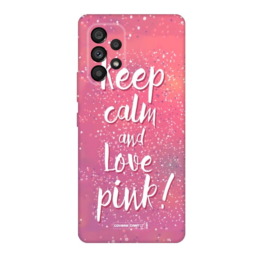 Love Pink Original Polycarbonate Back Case for Galaxy A53 5G
