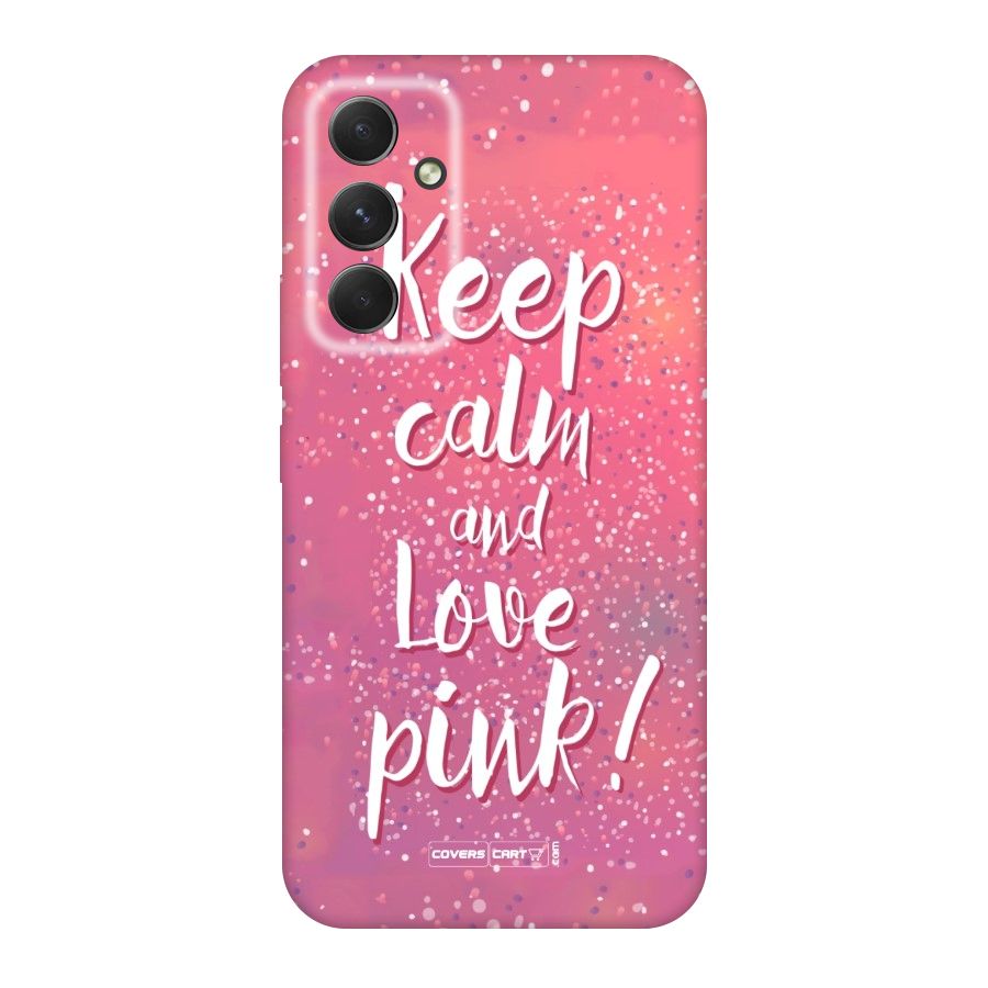 Love Pink Original Polycarbonate Back Case for Galaxy A54