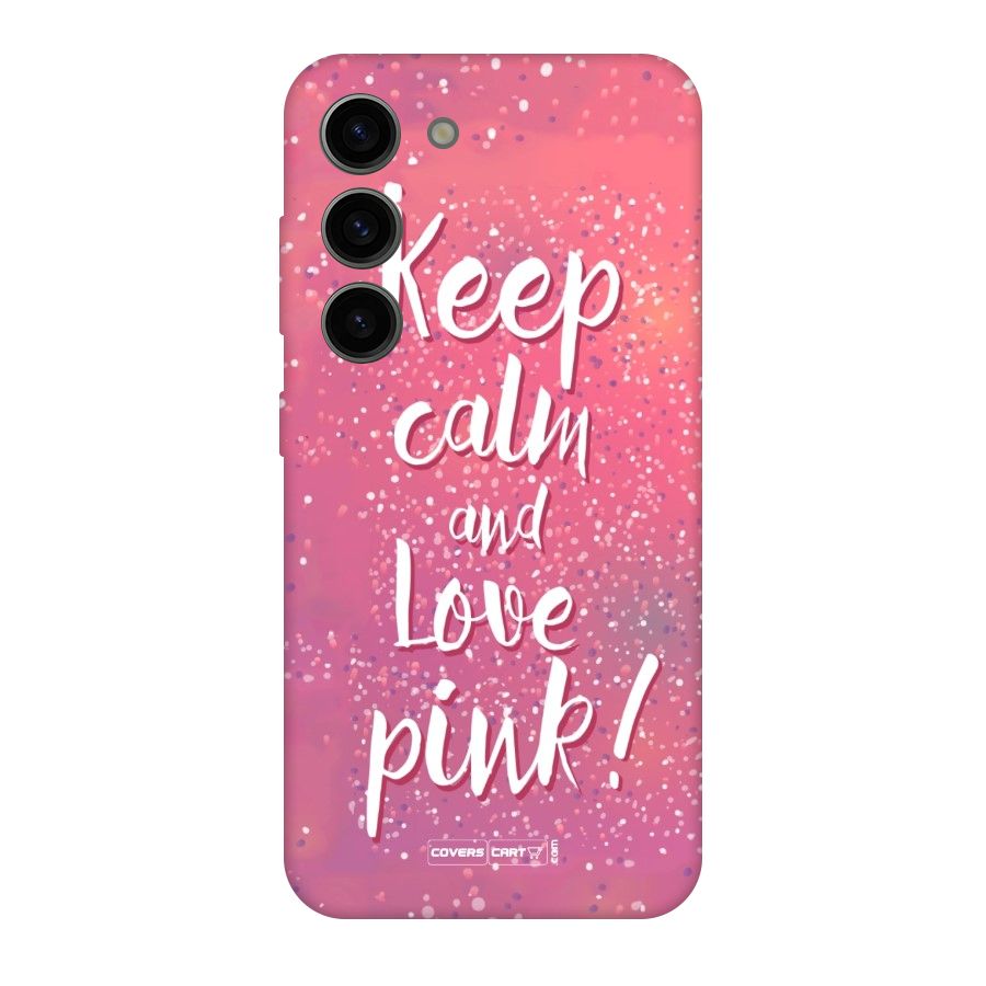 Love Pink Original Polycarbonate Back Case for Galaxy S23