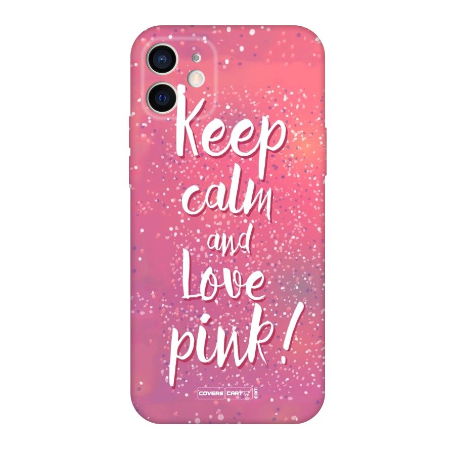 Love Pink Original Polycarbonate Back Case for iPhone 12