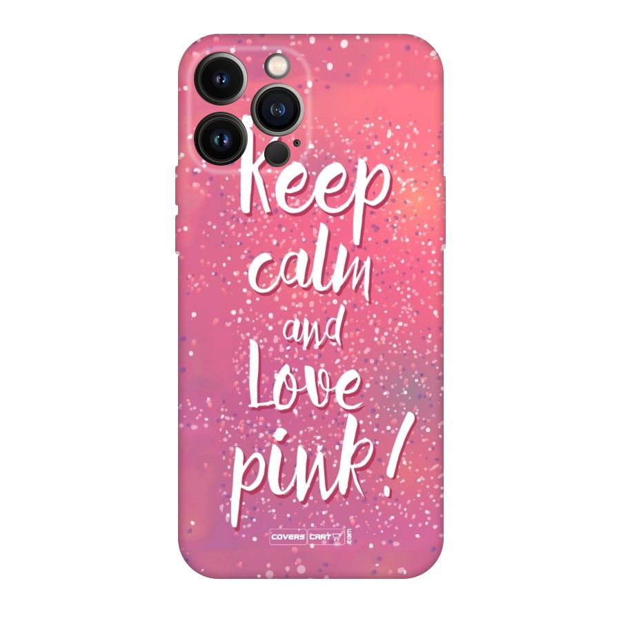 Love Pink Original Polycarbonate Back Case for iPhone 13 Pro Max