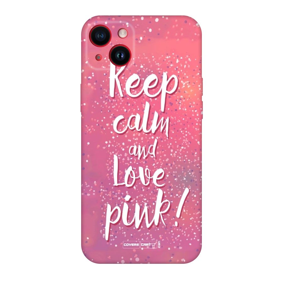 Love Pink Original Polycarbonate Back Case for iPhone 14 Plus