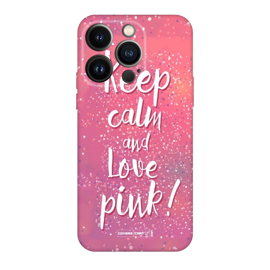 Love Pink Original Polycarbonate Back Case for iPhone 14 Pro