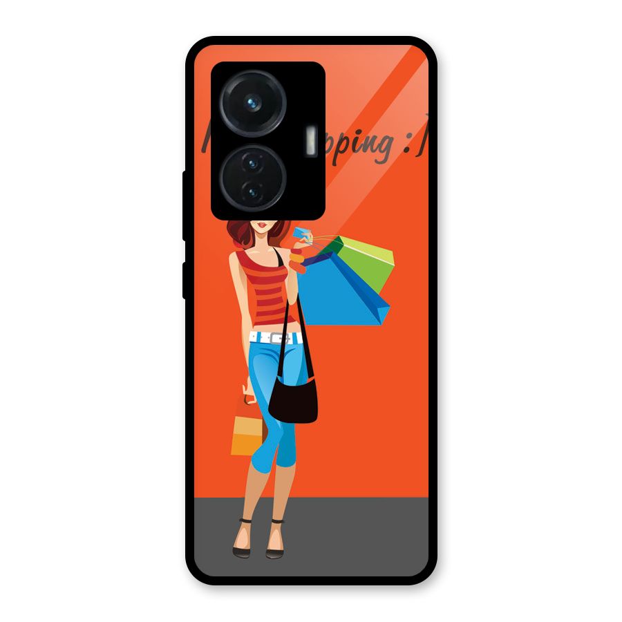 Love Shopping Classy Girl Glass Back Case for iQOO Z6 44W