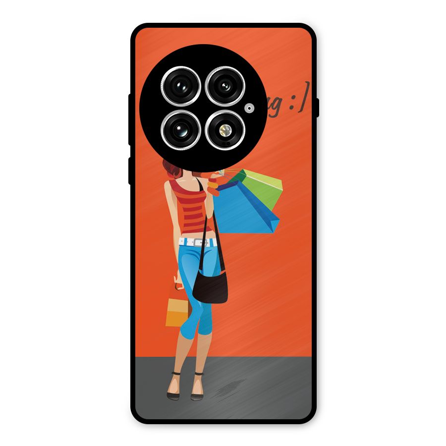 Love Shopping Classy Girl Metal Back Case for OnePlus 13