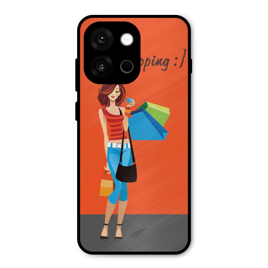 Love Shopping Classy Girl Metal Back Case for OnePlus 13s
