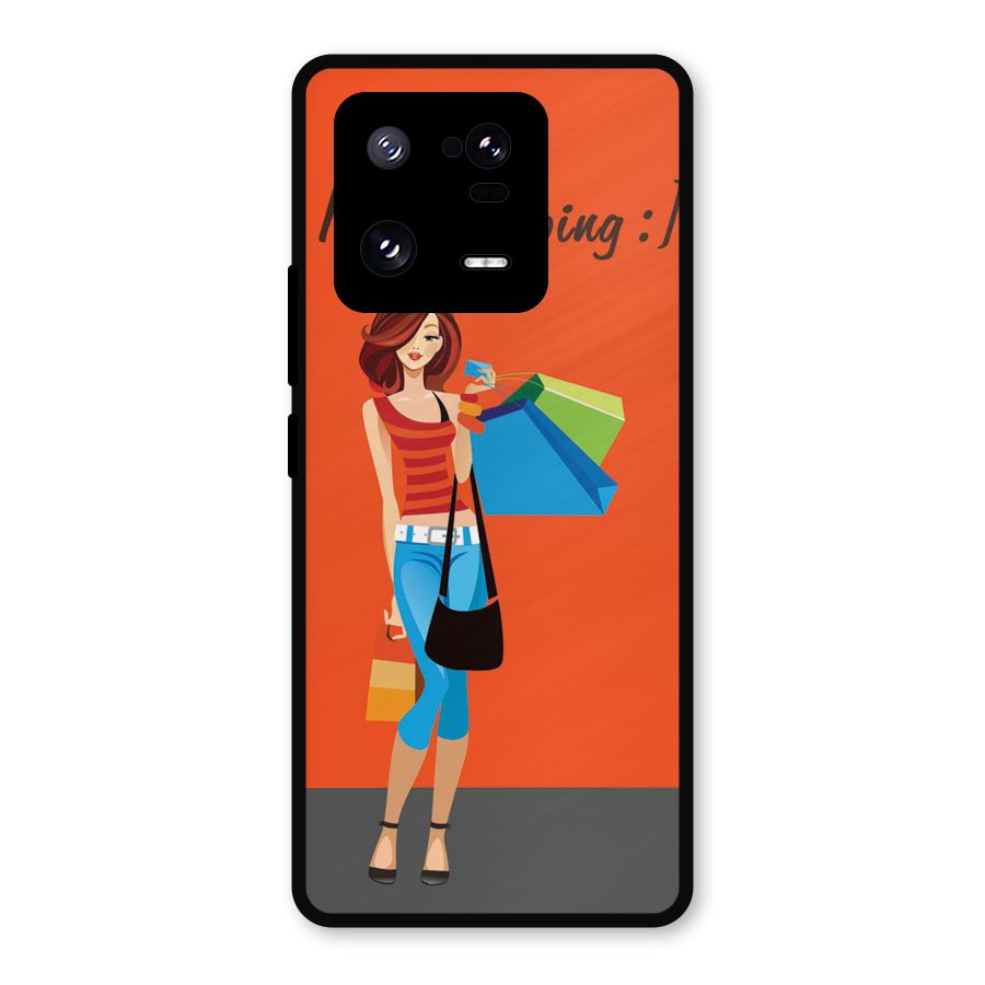 Love Shopping Classy Girl Metal Back Case for Xiaomi 13 Pro