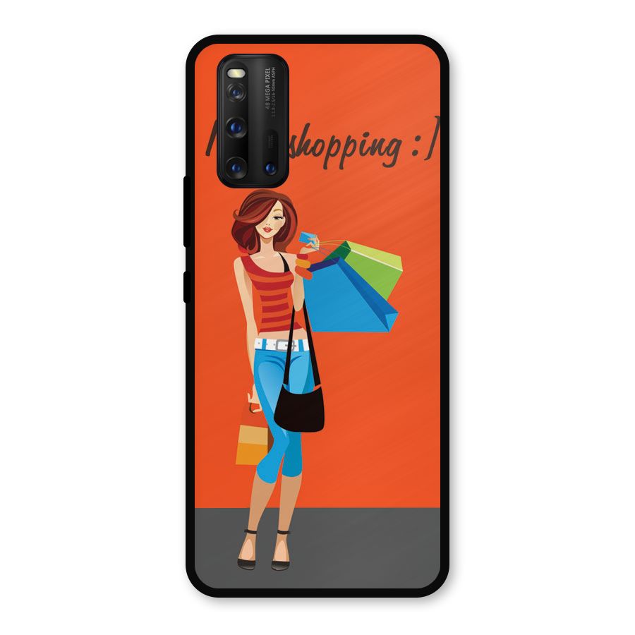 Love Shopping Classy Girl Metal Back Case for iQOO 3