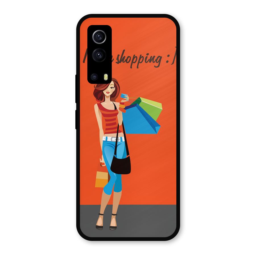 Love Shopping Classy Girl Metal Back Case for iQOO Z3