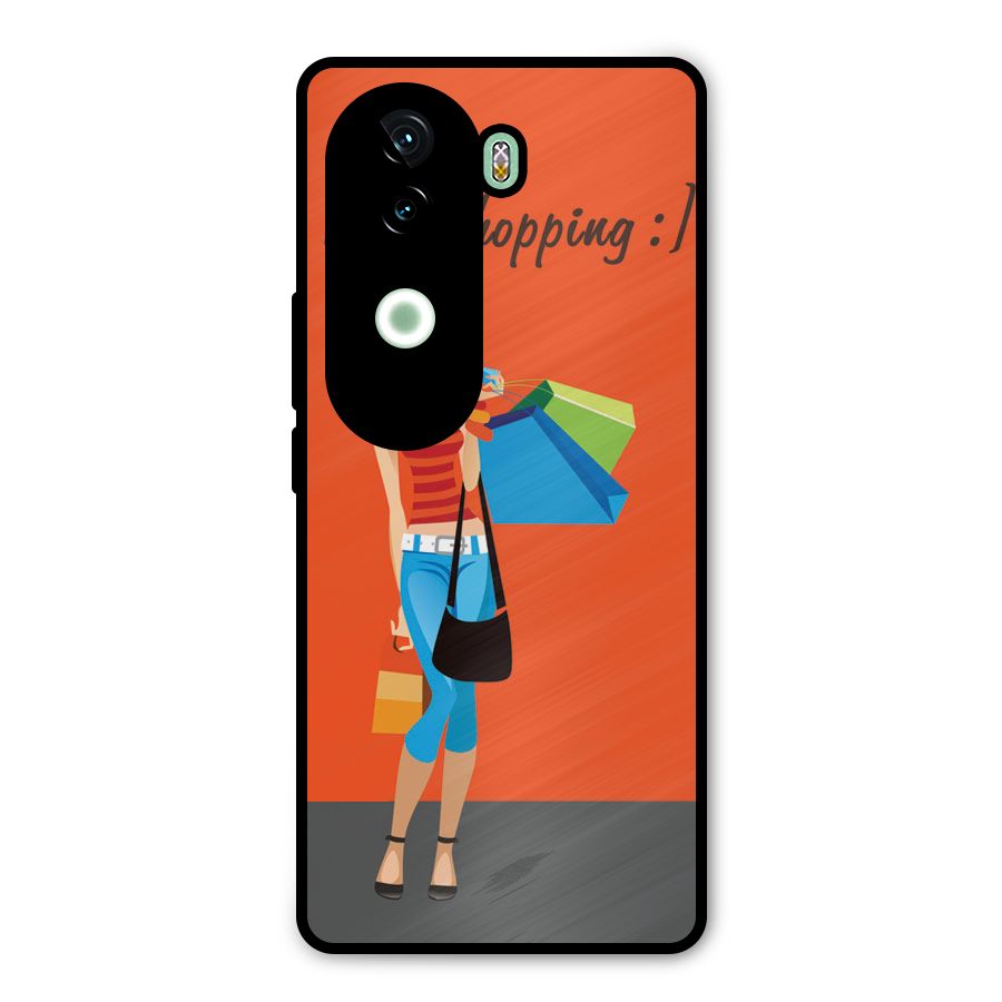 Love Shopping Classy Girl Metal Back Case for iQOO Z9s