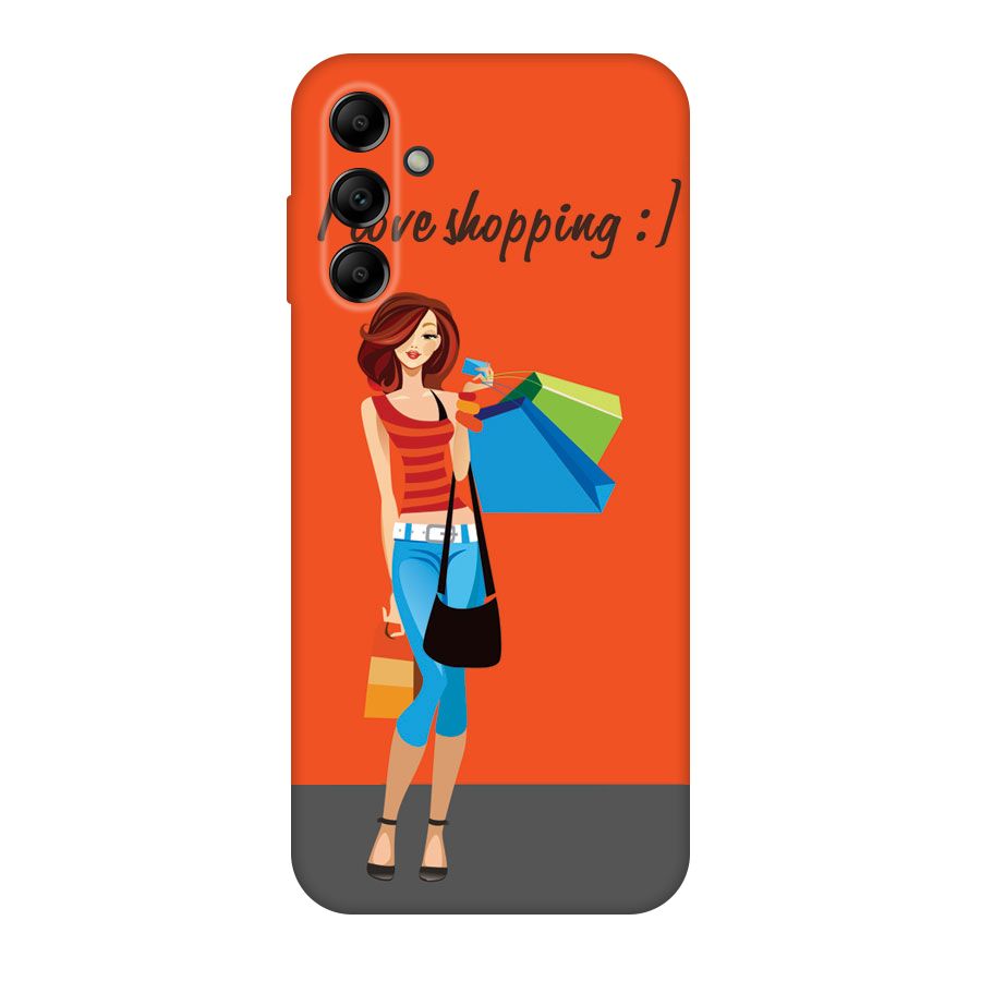 Love Shopping Classy Girl Original Polycarbonate Back Case for Galaxy A14 5G