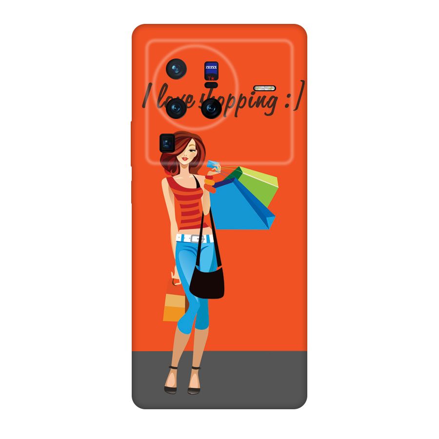 Love Shopping Classy Girl Original Polycarbonate Back Case for Vivo X80