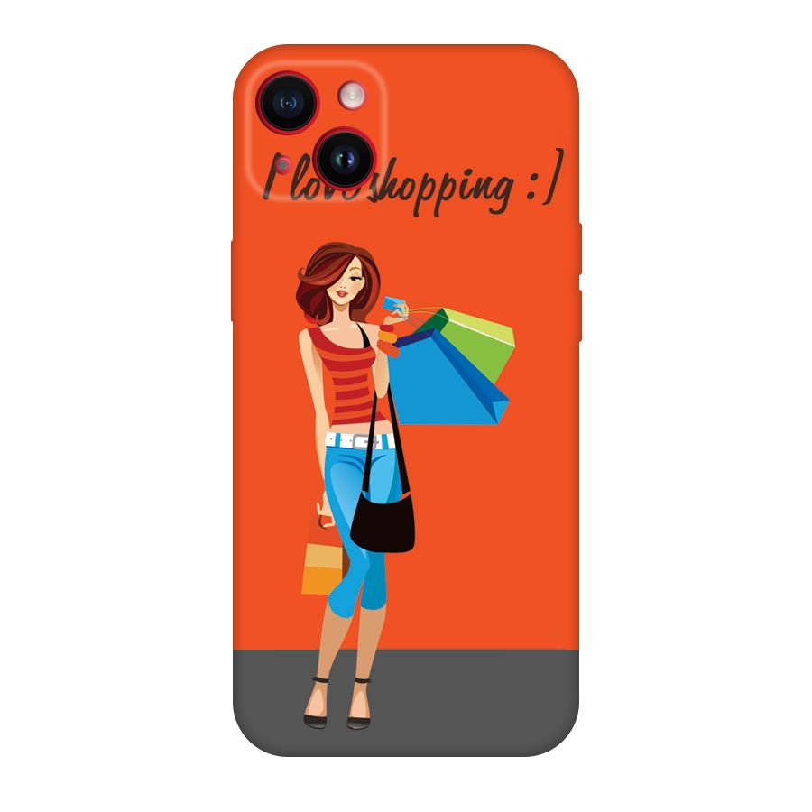 Love Shopping Classy Girl Original Polycarbonate Back Case for iPhone 14 Plus