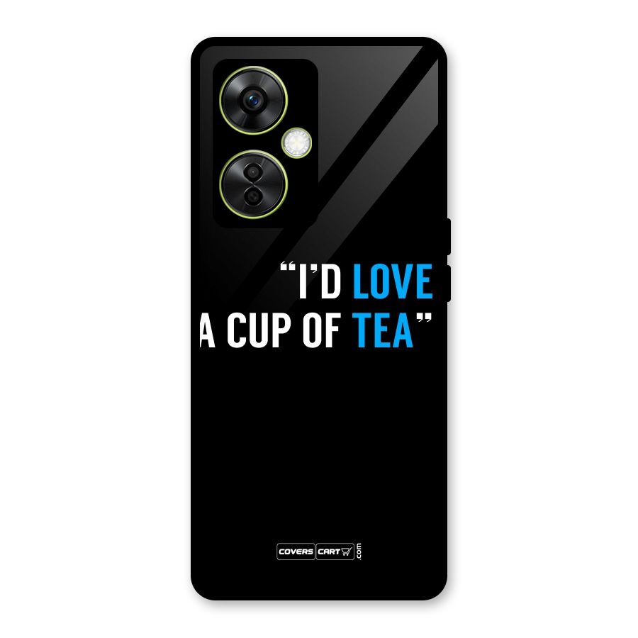 Love Tea Glass Back Case for OnePlus Nord CE 3 Lite
