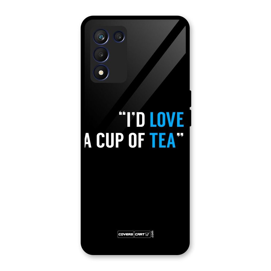 Love Tea Glass Back Case for Realme 9 5G Speed