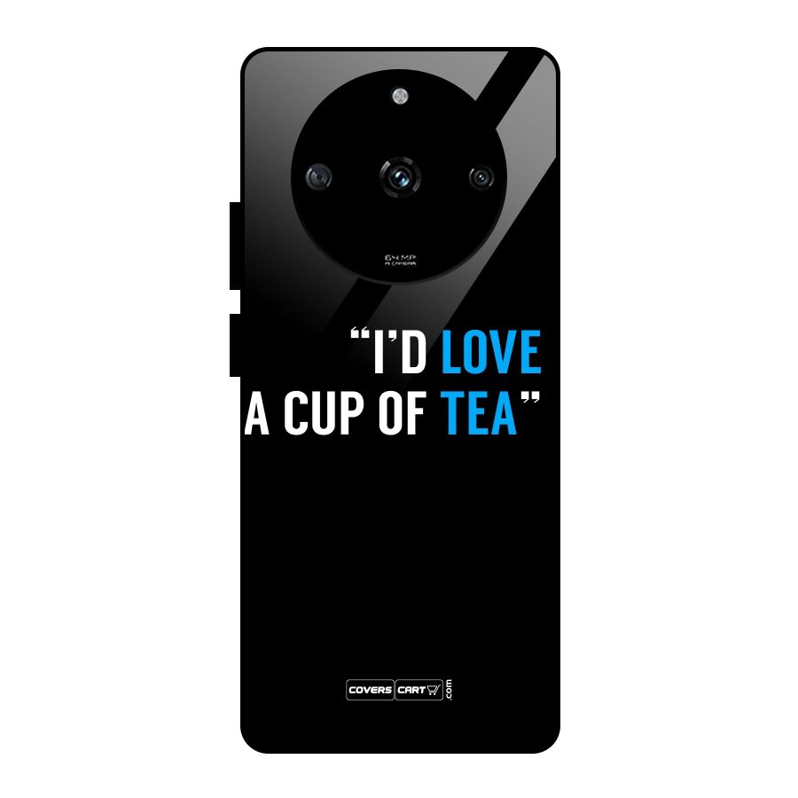 Love Tea Glass Back Case for Realme Narzo 60 5G