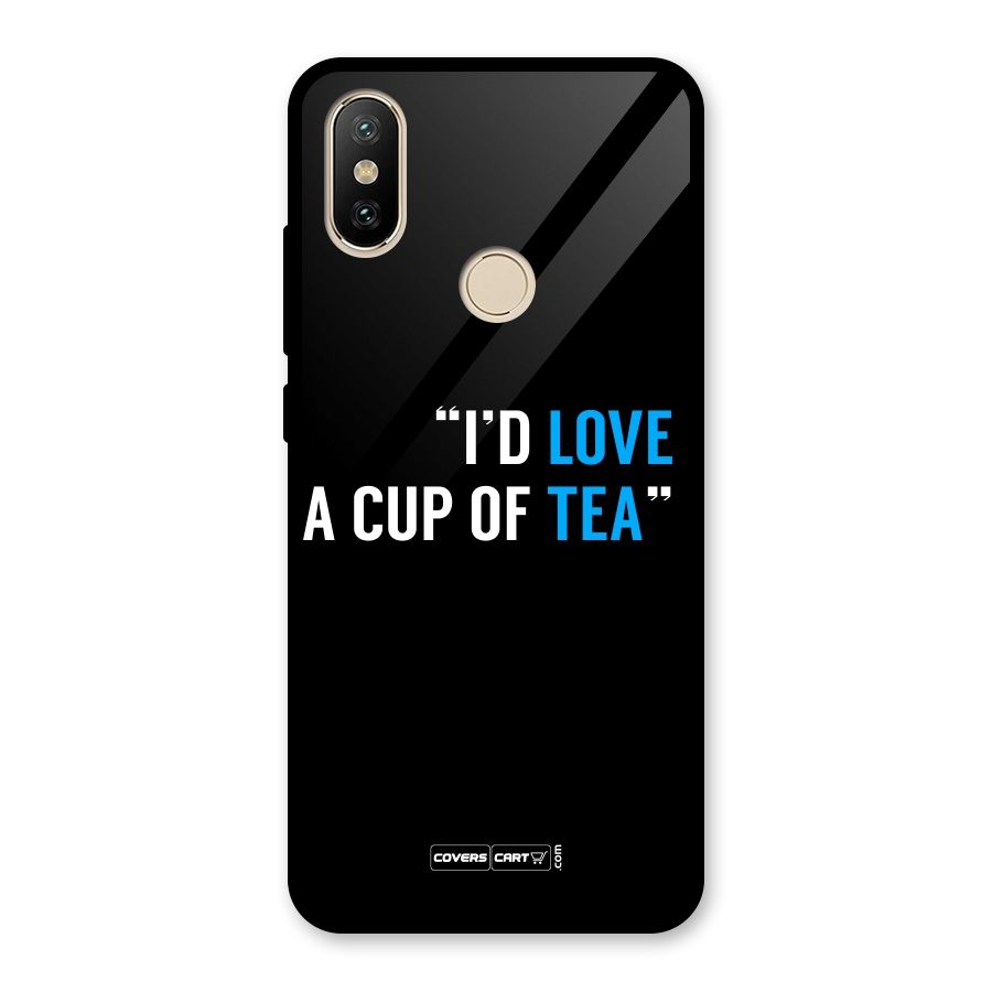Love Tea Glass Back Case for Redmi A2