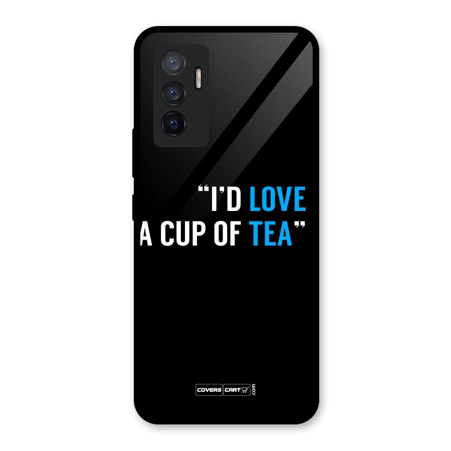 Love Tea Glass Back Case for Vivo V23e
