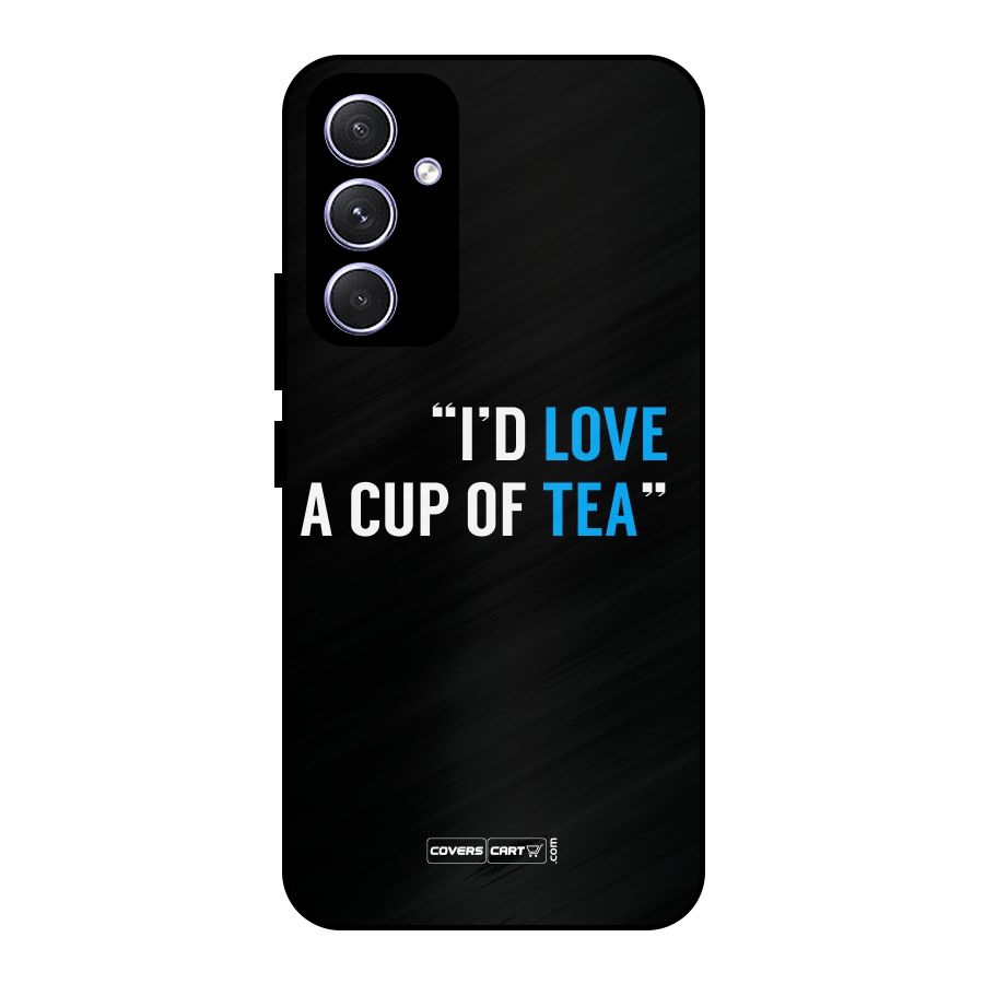 Love Tea Metal Back Case for Galaxy A54