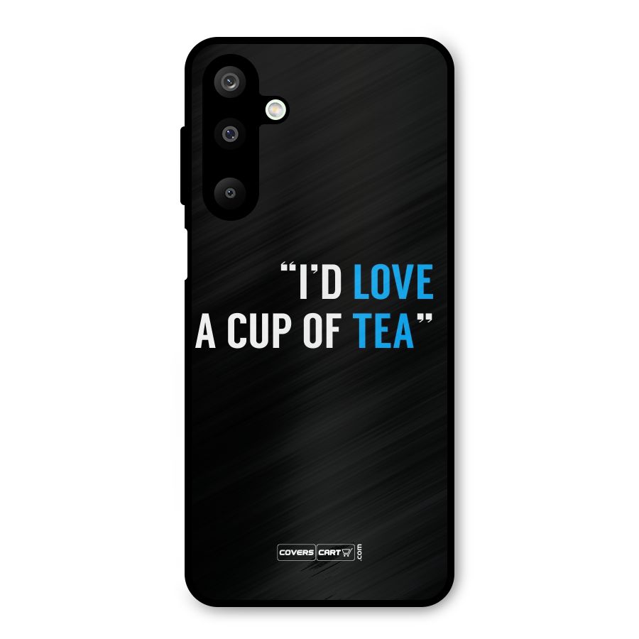 Love Tea Metal Back Case for Galaxy M16