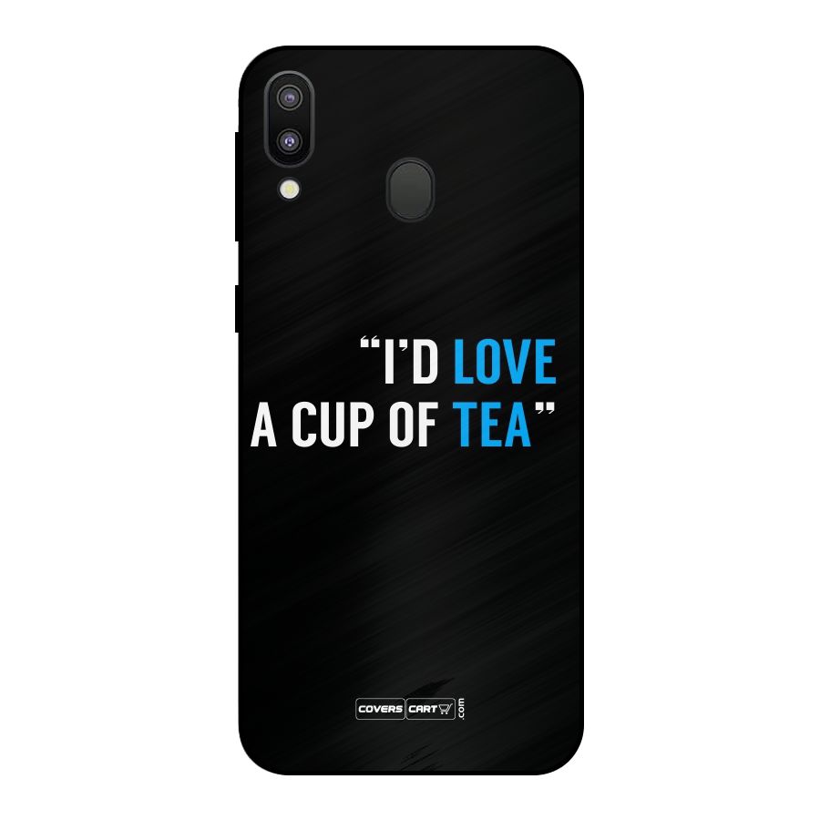Love Tea Metal Back Case for Galaxy M20