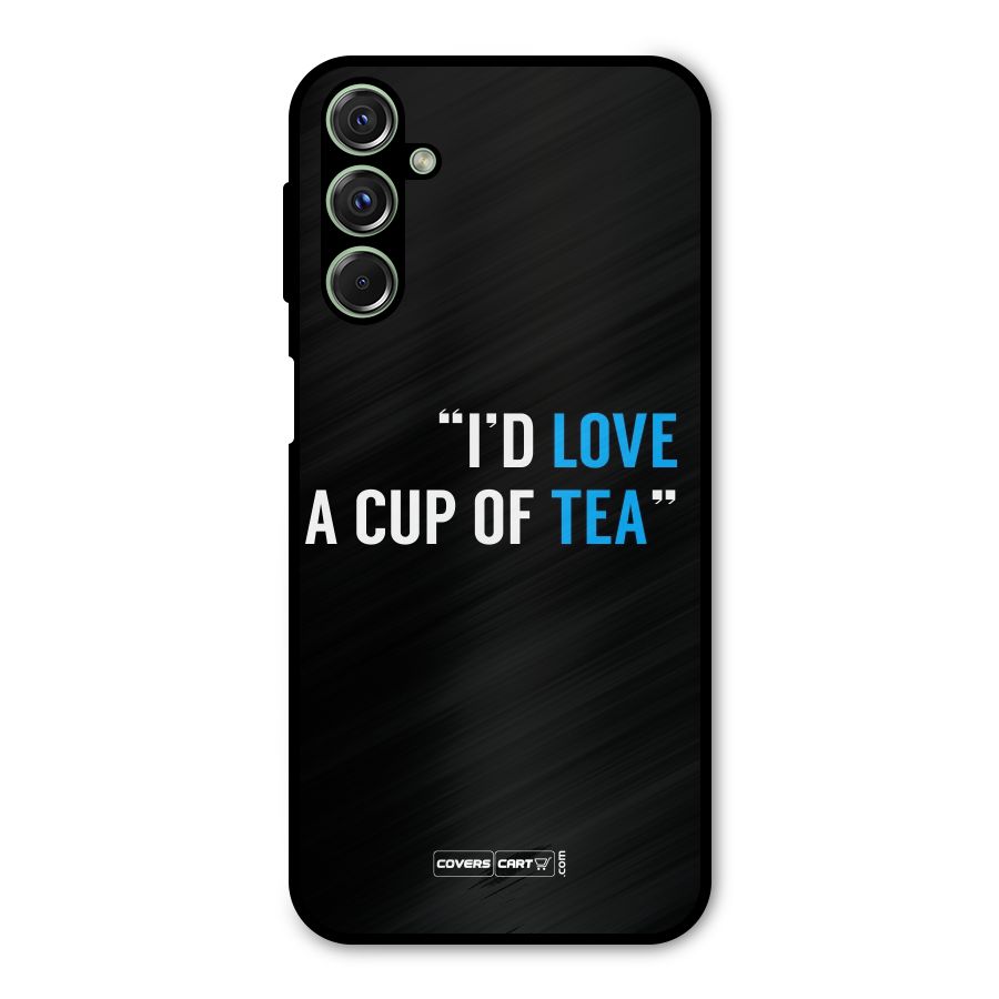 Love Tea Metal Back Case for Galaxy M34