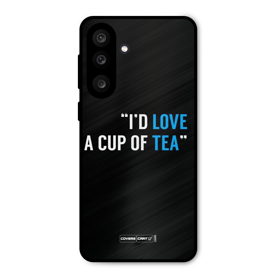 Love Tea Metal Back Case for Galaxy M56