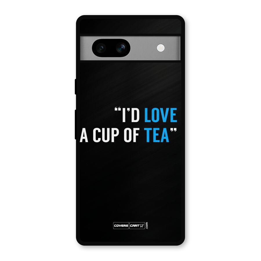 Love Tea Metal Back Case for Google Pixel 7a