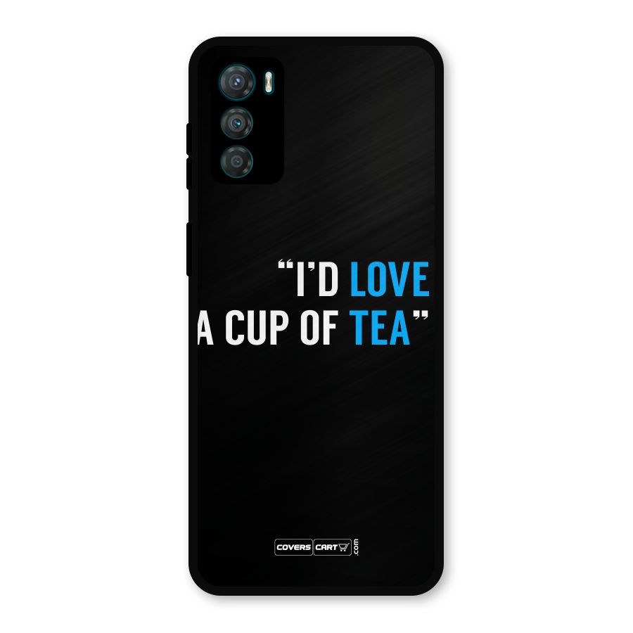 Love Tea Metal Back Case for Moto G42