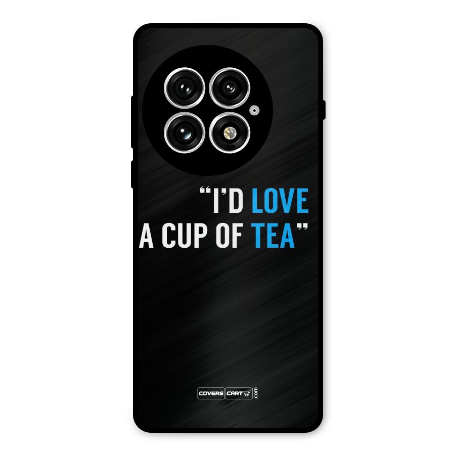 Love Tea Metal Back Case for OnePlus 13