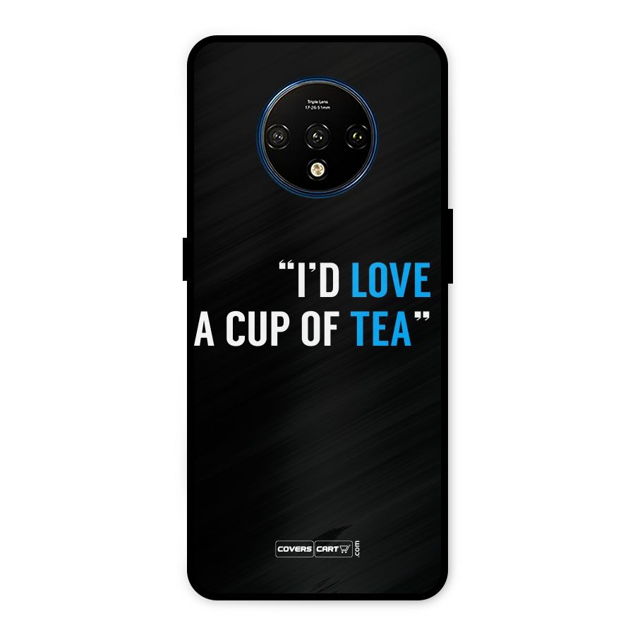 Love Tea Metal Back Case for OnePlus 7T